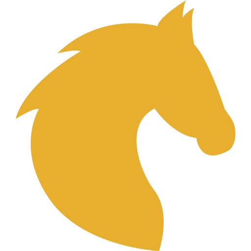 A horse head icon